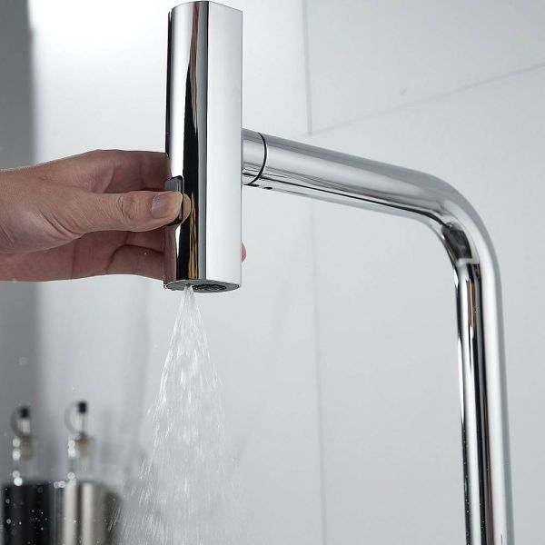 Смеситель для кухни Shevanik S263 с мультифункциональным изливом хром