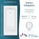 Ванна из литьевого мрамора Delice Diapason DLR330004-G 160x70 глянцевая