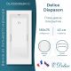 Ванна из литьевого мрамора Delice Diapason DLR330065R-G 180х75 глянцевая с ручками Хром