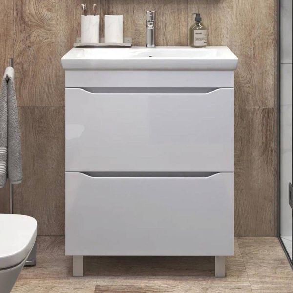 Тумба под раковину напольная Vigo Grani 202 70 см белый