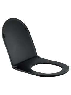 Сиденье для унитаза Wonzon & Woghand WW-S2210-MB чёрный матовый