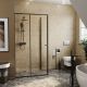Душевой уголок Wasserkraft Dill 100x140см чёрный 61S37
