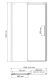 Душевая дверь Wasserkraft Dinkel 58R31 140x200 см