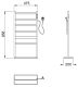 Напольный полотенцесушитель электрический Wonzon & Woghand Essen WW-A406-MB 47x95 см чёрный матовый
