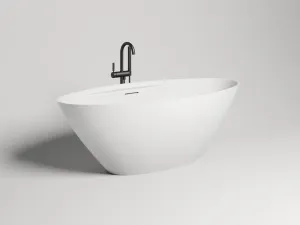Ванна из искусственного камня Salini Diva S-Stone 102221M 178x85см белый матовый