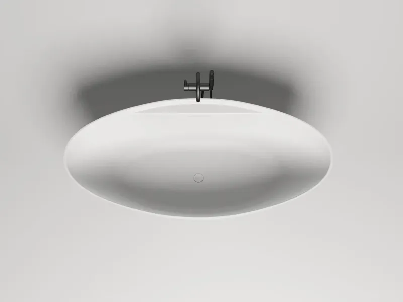 Ванна из искусственного камня Salini Diva S-Sense 102211G 178x85см белый глянцевый