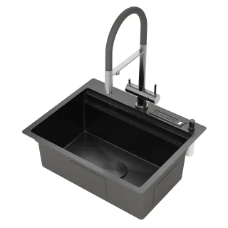 Кухонная мойка Roxenbath Stage 60 560250-60B графит