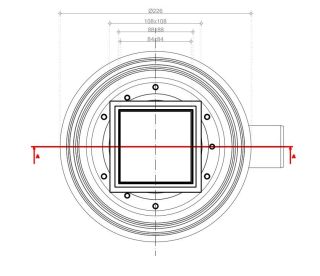 Душевой трап Confluo Standard Vertical Plate 10X10 2 IN 1 Душевой трап Confluo Standard Vertical Plate 10X10 2 IN 1