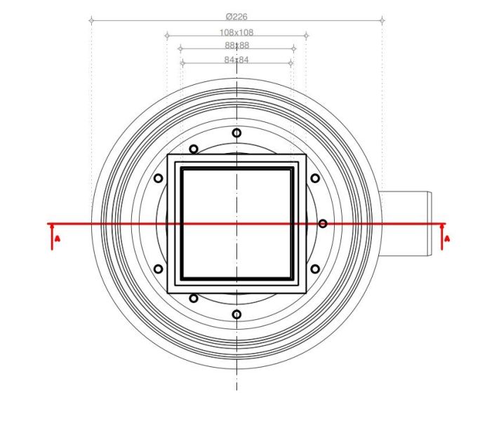 Душевой трап Confluo Standard Vertical Plate 10X10 2 IN 1 Душевой трап Confluo Standard Vertical Plate 10X10 2 IN 1