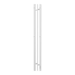 Полотенцесушитель электрический APEXTERMO Delta DL10111WM 1100x100 с крючками белый матовый