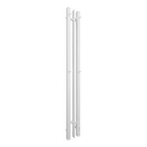 Полотенцесушитель электрический APEXTERMO Delta DL10111WM 1100x100 с крючками белый матовый