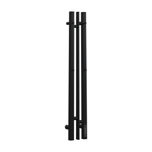 Полотенцесушитель электрический APEXTERMO Delta DL10181BM 800x100 с крючками черный матовый