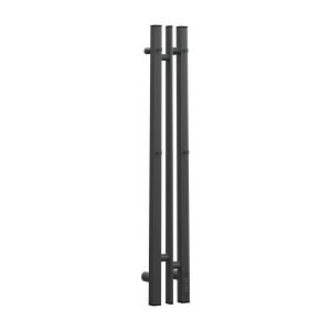 Полотенцесушитель электрический APEXTERMO Delta DL10181GF 800x100 с крючками графит металлик