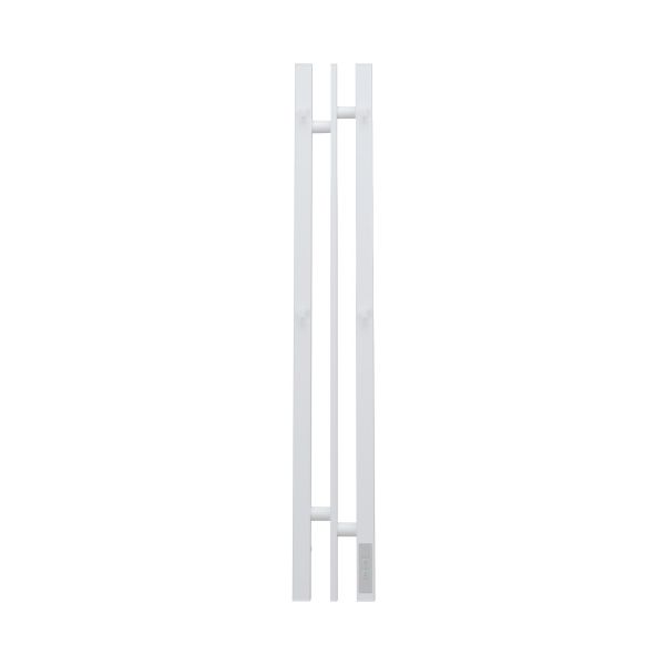 Полотенцесушитель электрический APEXTERMO Delta DL10181WM 800x100 с крючками белый матовый