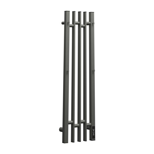 Полотенцесушитель электрический APEXTERMO Delta DL10183GF 800x180 с крючками графит металлик