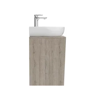 Тумба под раковину Kerama Marazzi Про PRO.60.1\WHT 60 см белый/дуб орегон