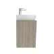 Тумба под раковину Kerama Marazzi Про PRO.60.1\WHT 60 см белый/дуб орегон