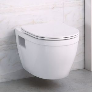 Унитаз подвесной BelBagno Loto BB070CHR/SC с сиденьем