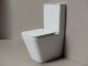 Напольный унитаз Ceramicanova Кубик (Cubic) CN1803T торнадо с бачком сиденье микролифт белый