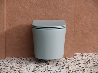 Подвесной унитаз Ceramica Nova Balearica CN6000MH безободковый антрацит матовый Подвесной унитаз Ceramica Nova Balearica CN6000MH безободковый антрацит матовый