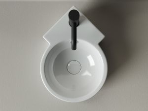 Подвесная раковина Ceramica Nova Element CN5019 31см белый
