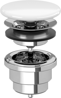 Донный клапан для раковины Villeroy & Boch 68080001 альпийский белый