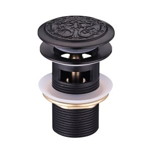Донный клапан Lemark Jasmine для раковины LM6680ORB черная бронза