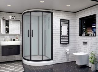 Душевая кабина Timo Standart T-6609BF Black Fabric 90x90см Душевая кабина Timo Standart T-6609BF Black Fabric 90x90см