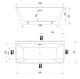 Ванна акриловая Ravak Freedom D XC00D00020 169x80 см белый