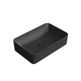Раковина Kerama Marazzi Плаза KMPLWb55qMBl0 55 см чёрный матовый