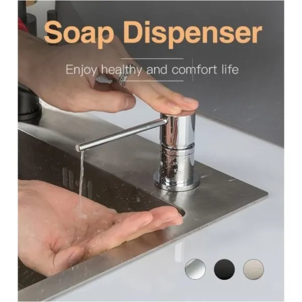 Дозатор для кухонной мойки Gappo G402 300 мл хром