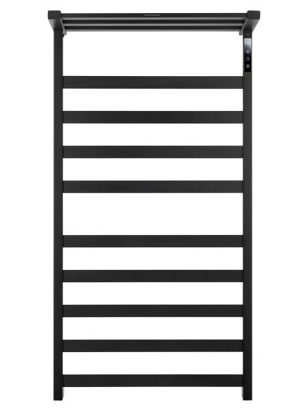 Полотенцесушитель электрический Wonzon & Woghand Frankfurt WW-1029-MB 48x90 см чёрный матовый