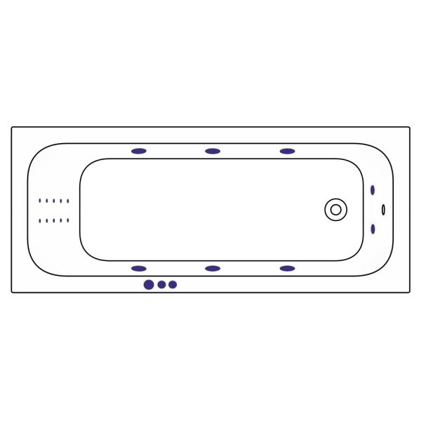 Гидромассажная ванна WHITECROSS Vibe 0105.170070.100.SMARTNANO.GL 170x70 см Smart Nano золото Гидромассажная ванна WHITECROSS Vibe 0105.170070.100.SMARTNANO.GL 170x70 см Smart Nano золото