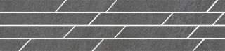 Бордюр Kerama Marazzi SG144\005T Гренель серый темный мозаичный 46.8x9.8x0,9