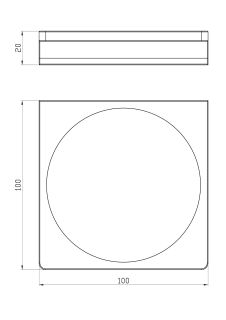 Мыльница с держателем Wonzon & Woghand Eclipse WW-9124 хром