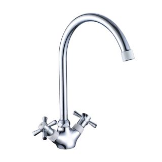 Смеситель для кухни Decoroom хром/белый DR51028-White Смеситель для кухни Decoroom хром/белый DR51028-White
