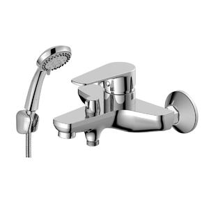 Смеситель для ванны Decoroom с ручным душем хром DR72036