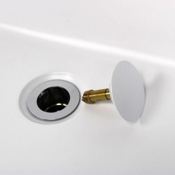 Ванна акриловая Delice Rondo DLR440104W 170х76 блая матовая