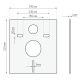 Комплект Berges 043382 инсталляция ATOM 410 кнопка Atom Line черная Soft Touch унитаз VITA Rimless