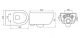Подвесной унитаз Berges EGO XL Rimless 082141 сиденье EGO XL Slim SO тёмно-зелёный матовый