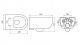 Подвесной унитаз Berges EGO XL Rimless 083218 сиденье EGO XL Slim SO антрацит матовый