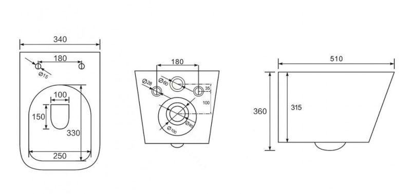 Комплект Berges 4в1 043248: инсталляция NOVUM 525 кнопка F2 матовый хром унитаз FLOE S Rimless сидение дюропласт Floe S Slim SO