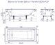Ванна чугунная Delice Parallel DLR 220504 160x70см белый
