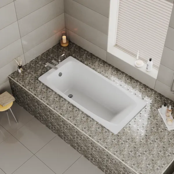 Ванна чугунная Delice Repos DLR 220507 150x70см белый