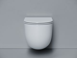 Унитаз подвесной Ceramicanova Вога (Voga) CN4012T торнадо 3.0 белый