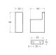 Крючок Cezares Движение (Slider) SLIDER-HK-01 хром