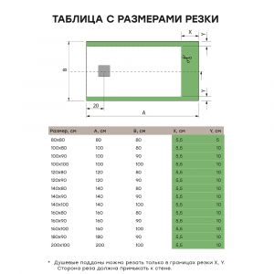 Душевой поддон Starohome Cosmo 56398911 80x80 см белый матовый