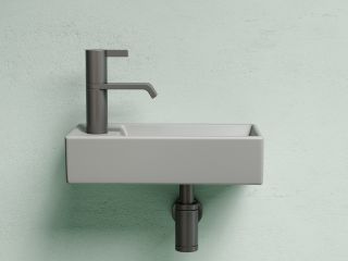 Раковина подвесная Ceramicanova Элемент (Element) CN6051RMH 40 см антрацит матовый