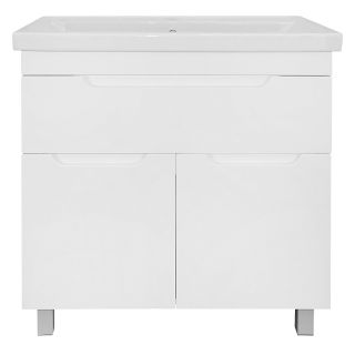 Тумба с раковиной Azario Kantri CS00097256 80 см белый глянец