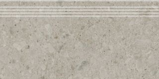 Керамогранит Kerama Marazzi DD606020R\GR Ступень Чеппо ди Гре серый матовый обрезной 30x60x0,9